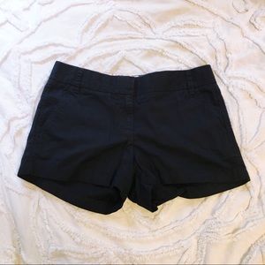 J. Crew Factory Navy Blue Classic Chino Shorts